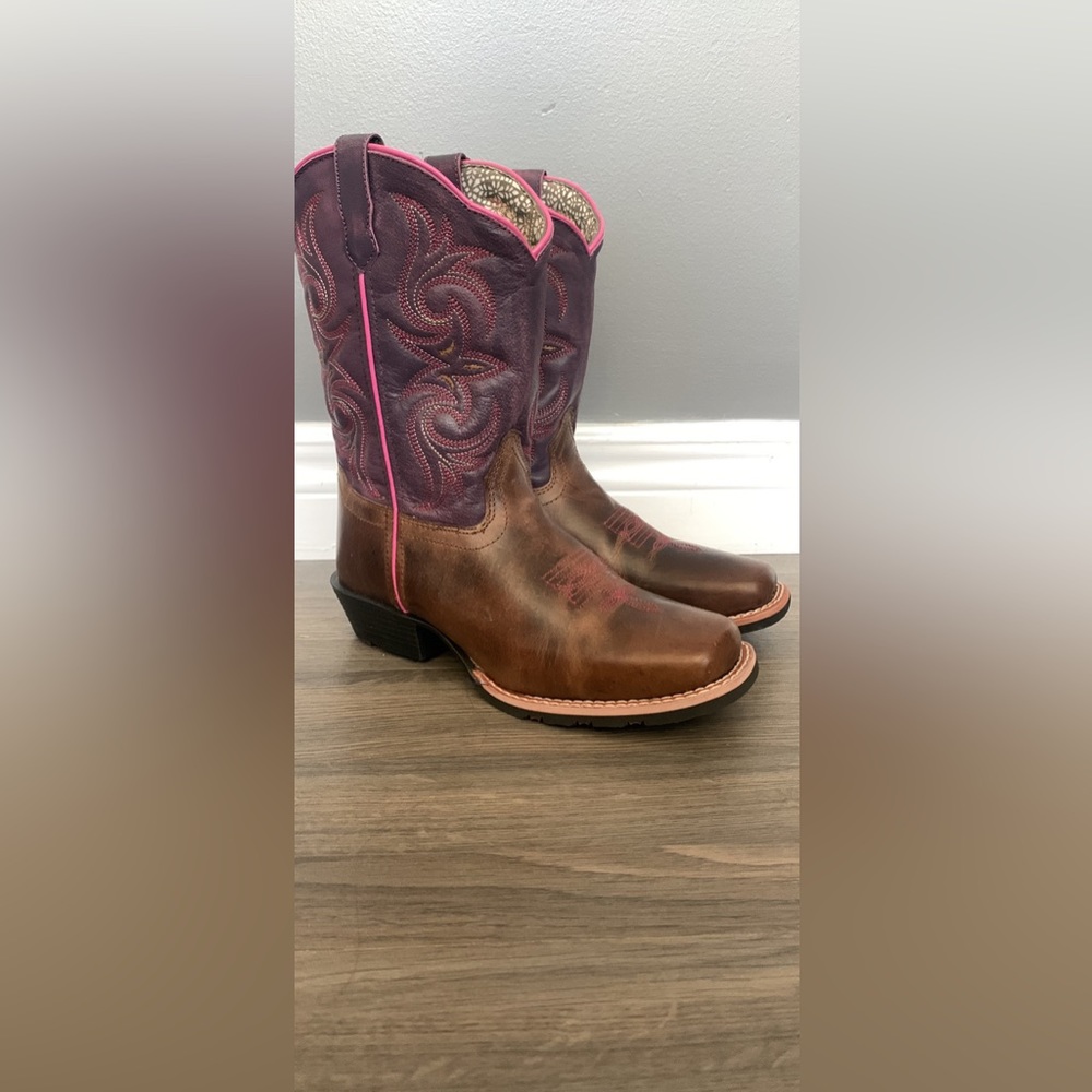 Kids Dan post western boots